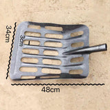 Maxbell Sifting Shovel Steel Professional Easy to Clean Portable Leaking Soil Shovel Long hole