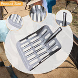 Maxbell Sifting Shovel Steel Professional Easy to Clean Portable Leaking Soil Shovel Long hole