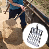 Maxbell Sifting Shovel Steel Professional Easy to Clean Portable Leaking Soil Shovel Long hole