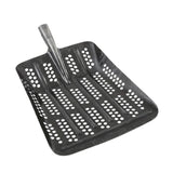 Maxbell Sifting Shovel Steel Professional Easy to Clean Portable Leaking Soil Shovel Round hole large