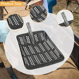 Maxbell Sifting Shovel Steel Professional Easy to Clean Portable Leaking Soil Shovel Round hole large