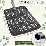 Maxbell Sifting Shovel Steel Professional Easy to Clean Portable Leaking Soil Shovel Round hole large