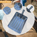 Maxbell Sifting Shovel Steel Professional Easy to Clean Portable Leaking Soil Shovel Regular round hole