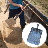 Maxbell Sifting Shovel Steel Professional Easy to Clean Portable Leaking Soil Shovel Regular round hole