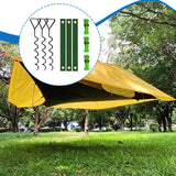 Maxbell Tree Stake Kit Easy to Install Accessories for Canopies Camping Tents Garden Black Light Green