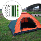 Maxbell Tree Stake Kit Easy to Install Accessories for Canopies Camping Tents Garden Black Light Green
