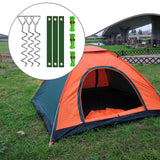 Maxbell Tree Stake Kit Easy to Install Accessories for Canopies Camping Tents Garden Silver Light Green