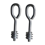 Maxbell 2Pcs Lifting Shoulder Eye Bolts Steel Iron Indoor Outdoor Canopy Ring Thread