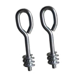 Maxbell 2Pcs Lifting Shoulder Eye Bolts Steel Iron Indoor Outdoor Canopy Ring Thread