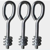 Maxbell 2Pcs Lifting Shoulder Eye Bolts Steel Iron Indoor Outdoor Canopy Ring Thread