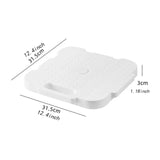 Maxbell Furniture Dolly Moving Non Slip Lifter with Wheels for Fridge Appliances Bed white