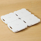 Maxbell Furniture Dolly Moving Non Slip Lifter with Wheels for Fridge Appliances Bed white