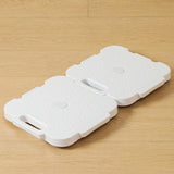 Maxbell Furniture Dolly Moving Non Slip Lifter with Wheels for Fridge Appliances Bed white