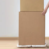 Maxbell Furniture Dolly Moving Non Slip Lifter with Wheels for Fridge Appliances Bed white