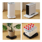 Maxbell Furniture Dolly Moving Non Slip Lifter with Wheels for Fridge Appliances Bed white