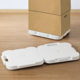 Maxbell Furniture Dolly Moving Non Slip Lifter with Wheels for Fridge Appliances Bed white