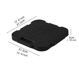 Maxbell Furniture Dolly Moving Non Slip Lifter with Wheels for Fridge Appliances Bed black