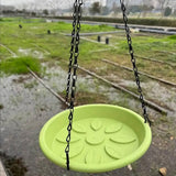 Maxbell Hanging Bird Feeder Sturdy Birds Water Station for Bird Watcher Outside Lawn Light Green