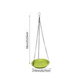 Maxbell Hanging Bird Feeder Sturdy Birds Water Station for Bird Watcher Outside Lawn Light Green