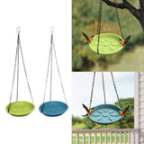 Maxbell Hanging Bird Feeder Sturdy Birds Water Station for Bird Watcher Outside Lawn Light Green