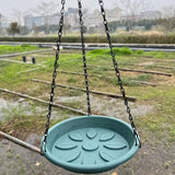 Maxbell Hanging Bird Feeder Sturdy Birds Water Station for Bird Watcher Outside Lawn Deep Blue