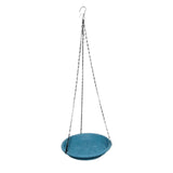 Maxbell Hanging Bird Feeder Sturdy Birds Water Station for Bird Watcher Outside Lawn Deep Blue