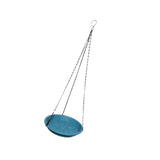 Maxbell Hanging Bird Feeder Sturdy Birds Water Station for Bird Watcher Outside Lawn Deep Blue