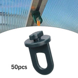 Maxbell Greenhouse Hooks Decorative Fixing Clamps for Garden Household Flower Basket 50pcs