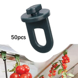 Maxbell Greenhouse Hooks Decorative Fixing Clamps for Garden Household Flower Basket 50pcs