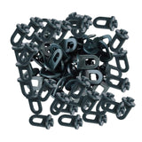 Maxbell Greenhouse Hooks Decorative Fixing Clamps for Garden Household Flower Basket 100pcs