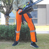 Chainsaw Chaps Apron Wrap Protective Gear Logging Worker Forestry 9+2 Layers L