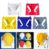 Maxbell Hard Hat Rack Sturdy Space Saving Hat Helmet Holder for Living Room Workshop White