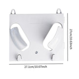 Maxbell Hard Hat Rack Sturdy Space Saving Hat Helmet Holder for Living Room Workshop White