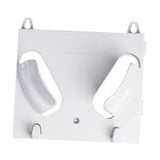 Maxbell Hard Hat Rack Sturdy Space Saving Hat Helmet Holder for Living Room Workshop White