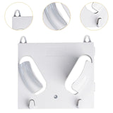 Maxbell Hard Hat Rack Sturdy Space Saving Hat Helmet Holder for Living Room Workshop White