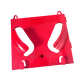 Maxbell Hard Hat Rack Sturdy Space Saving Hat Helmet Holder for Living Room Workshop Red