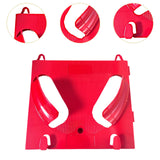 Maxbell Hard Hat Rack Sturdy Space Saving Hat Helmet Holder for Living Room Workshop Red