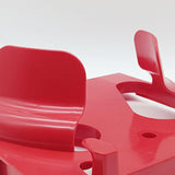 Maxbell Hard Hat Rack Sturdy Space Saving Hat Helmet Holder for Living Room Workshop Red