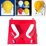 Maxbell Hard Hat Rack Sturdy Space Saving Hat Helmet Holder for Living Room Workshop Red