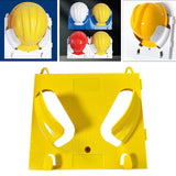 Maxbell Hard Hat Rack Sturdy Space Saving Hat Helmet Holder for Living Room Workshop Yellow