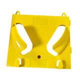 Maxbell Hard Hat Rack Sturdy Space Saving Hat Helmet Holder for Living Room Workshop Yellow