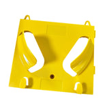 Maxbell Hard Hat Rack Sturdy Space Saving Hat Helmet Holder for Living Room Workshop Yellow