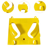 Maxbell Hard Hat Rack Sturdy Space Saving Hat Helmet Holder for Living Room Workshop Yellow
