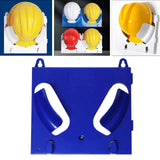 Maxbell Hard Hat Rack Sturdy Space Saving Hat Helmet Holder for Living Room Workshop Blue