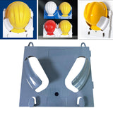Maxbell Hard Hat Rack Sturdy Space Saving Hat Helmet Holder for Living Room Workshop Gray