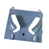 Maxbell Hard Hat Rack Sturdy Space Saving Hat Helmet Holder for Living Room Workshop Gray