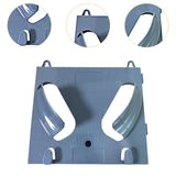 Maxbell Hard Hat Rack Sturdy Space Saving Hat Helmet Holder for Living Room Workshop Gray