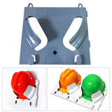 Maxbell Hard Hat Rack Sturdy Space Saving Hat Helmet Holder for Living Room Workshop Gray