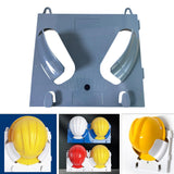 Maxbell Hard Hat Rack Sturdy Space Saving Hat Helmet Holder for Living Room Workshop Gray