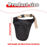 Maxbell Tool Belt Wear Resistant Portable Tool Pouch for Electrician Gardener Farmer Black